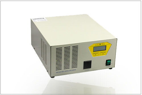 Hybrid controller with inverter integrated in one machine